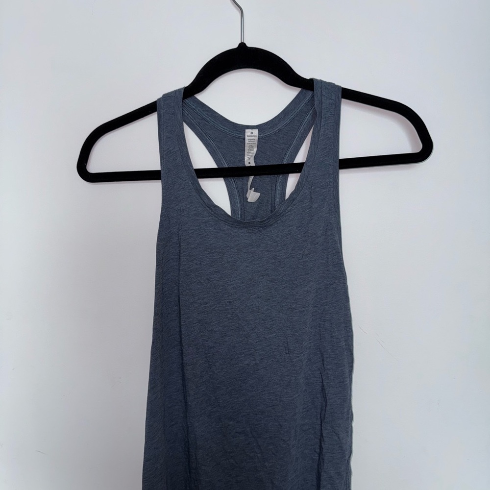 lululemon athletica Slate Blue Racerback Tank Top